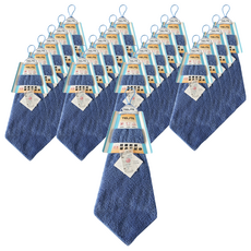 TELITA 日本大和抗菌防臭超細纖維吸水擦拭巾 TA9601 藍色 30 x 30cm 20條