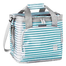 ibili Niza肩背保冷保溫袋, 15L 容量, 手提肩背兩用, 29 x 20 x 28cm, 蘇打條紋, 1個