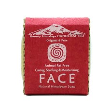 BOUNTY HIMALAYA 活泉能量美膚潔面皂, 100g, 主要使用蜂蜜、甜杏仁、藏欖籽，減少毛躁、修護受損肌膚, 1個