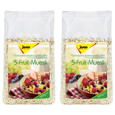 捷森 五種水果麥片 添加四種穀物, 500g, 2包