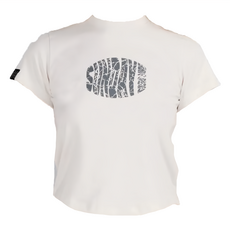 KZM SUNDAY 短袖上衣 奶油白 L 韓國製