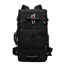 KAKA 卡卡 2070三用登山包 50L 大容量, 黑色, 33 x 18 x 57cm