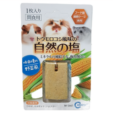 Canary 自然の顏 甜玉米鹽磚 M-S665, 寵物磨牙礦物質補充, 1包