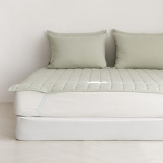 韓國 amante 韓國製 柔軟日 水洗 半超細纖維 床墊, 綠色