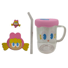 LocknLock 樂扣樂扣 卡通玻璃杯 LLG974PIK, 500ml, 1個