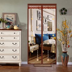 半島良品 魔術膠靜音磁吸防蚊門簾, 刺銹 小星星