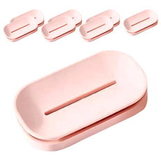 小麥購物 簡約瀝水肥皂盒 G252 39g, 8個, 顏色隨機