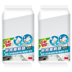 3M Scotch-Brite 百利 妙用擦刷頭 補充包 2入, 2包