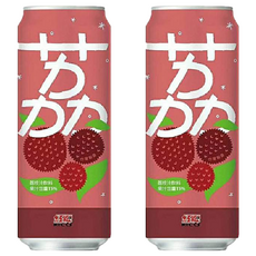 RICO 紅牌 荔枝汁, 果汁含量12%, 490ml, 2罐