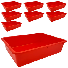 密林 置物籃 PP材質 黃色/綠色/紅色/藍色, 48.5 x 38.3 x 12.5cm, 8個