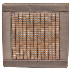 Mexsmon 美思夢 日式麻將立體坐墊 天然孟宗竹碳化編織 100%聚酯纖維 可拆式綁繩