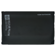 KZM OUTDOOR 輕柔舒眠自動充氣枕, 黑色, 1個
