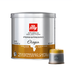 illy 意利咖啡 單品膠囊 衣索比亞 ILLY-7112, 6.7g, 21顆, 1罐