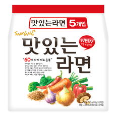 Samyang Foods 三養 美味拉麵 115g, 5包