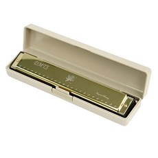 Onbiu 經典專業用 24孔口琴, 單一商品, 金黃色, 1個