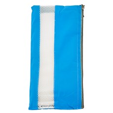 E.City 旅行視窗內衣褲襪小物線材收納袋 25g, 30.5 x 14 x 1cm, 天藍色, 1個