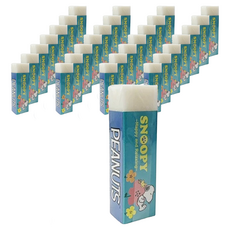 PEANUTS 史努比 SNOOPY小日子 黏屑型橡擦, 藍花朵, 36個