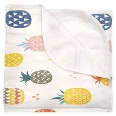 竹纖維三層嬰兒防水隔尿墊 棉+竹纖維 彩色印花, 90 x 60cm, 彩色旺來, 1個