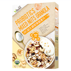 Vilson 米森 BC益生菌堅果脆麥片，含膳食纖維, 300g, 1盒