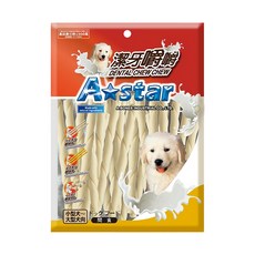 A star 潔牙嚼嚼棒 S/M尺寸, 牛奶, 360g, 1包