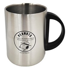 Tamahashi 馬克杯 不鏽鋼水杯 270ML, 史努比, 1個