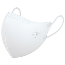 EBe 多色4層鳥嘴型時尚立體口罩 KF94 L號 白色 1盒 30片