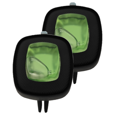 febreze 風倍清 車用夾式芳香劑 綠色 2.4ml, 綠霧清香, 2個