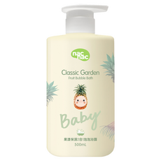 nac nac 果漾保濕2合1泡泡浴露, 500ml, 1瓶