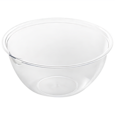 YOSHIKAWA 吉川 Neokuri 耐熱混合碗 微波/洗碗機適用, 24cm, 透明設計方便觀察食材混合狀態, SJ3587, 1個