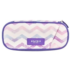 beatrix NEW YORK LITE系列 防潑水文具鉛筆盒，波浪紫, 1個