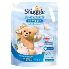 Snuggle 熊寶貝 Blue Sparkle Plus 衣物柔軟精補充包 2.6L, 1包
