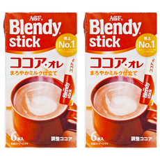 AGF Blendy 可可歐蕾 Set, 10.3g, 6條, 2盒