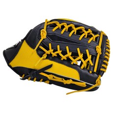LOUISVILLE Slugger 輕量系列2.0 水滴檔 棒壘手套 LB33402BY03, 黑黃色, 1個