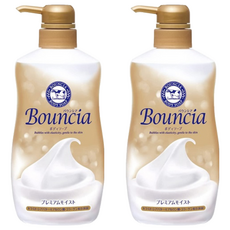 COW STYLE 牛乳石鹼 Bouncia 極致水潤沐浴乳, 2瓶, 460ml