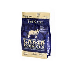 PetKind 野胃 全齡犬無穀糧 單一蛋白 小顆粒, 2720g, 1包, 鮮草肚低敏羊