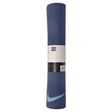 NIKE 耐吉 YOGO MAT 4MM 雙面瑜珈墊 FZ7428-407, 海軍藍, 1個