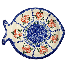 波蘭陶Vena 22cm, 魚形盤 多色, 1個