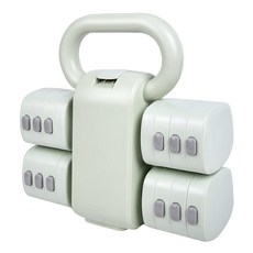 AD-ROCKET 絕美可調式壺鈴啞鈴組 可變結構pro款 健身重訓 重量可調, 1組, 5.45kg