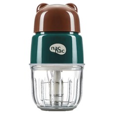 nac nac 副食品磨泥調理機, 主座/刀座/玻璃杯, 透明, 1組