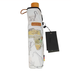 boy 超輕收自動傘 30D全遮光超薄黑膠布 玻璃纖維傘骨, 非洲地圖