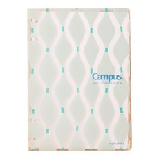 KOKUYO 國譽 Campus SOUSOUIII 4孔活頁本 A5, 蘿蔔草, 1個