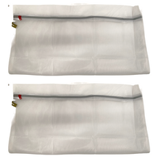 HIKARI 日光生活 原色角型洗衣網袋-大 聚酯纖維(95%) ABS拉鍊 60x65CM±5%, 角型, 2個