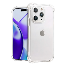 A+ iPhone 15 Pro 氣墊防摔保護殼, Transparent, 1個
