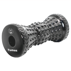 Tumaz 月熊 腳底按摩輪 穴道按摩設計 舒緩肌肉 防滑易清洗, 鑽石紋 黑色, 1個