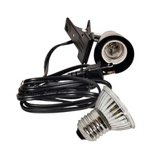 Petpetzone 迷你夾燈 + UVB 3.0燈泡套裝 E27燈座 53W 適用於60~90cm水槽, 7 x 5.5cm, 1組