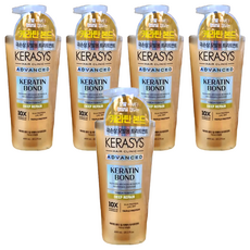 KERASYS 專業修護安瓶護髮乳, 10倍高濃縮配方, 深層滋養, 修復染燙受損, 600ml, 5瓶