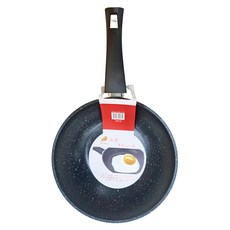 Loyano 羅亞諾 麥飯石炒鍋 加厚鍋底不易跑油 不粘不糊無油煙 雙向導流嘴設計, 24cm, 1個