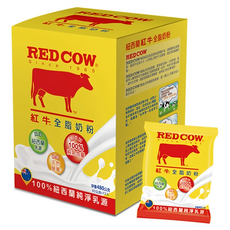RED COW 紅牛 全脂奶粉隨手包, 40g, 12個