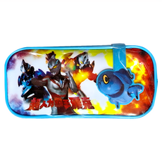 ULTRAMAN 超人力霸王 雅克 方型造型筆袋, 淺藍, 1個