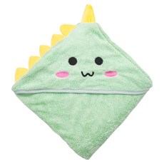 OhBabyLying 寶寶連帽斗篷, 綠色恐龍, 1件